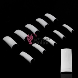 Tipsuri clasie 500 bucati cu bordura Albe TPS10CC - 48485